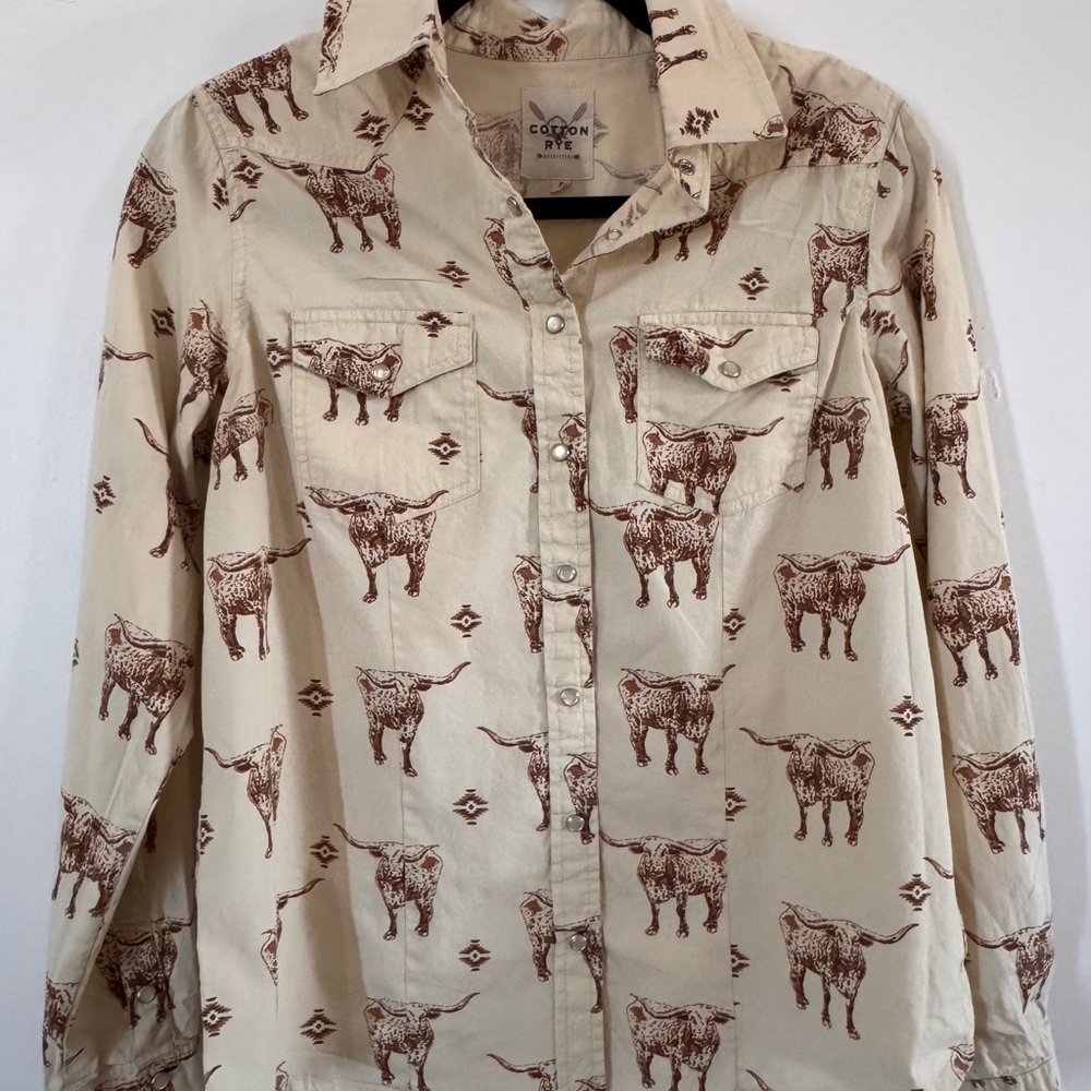 Cotton Rye Western Shirt
